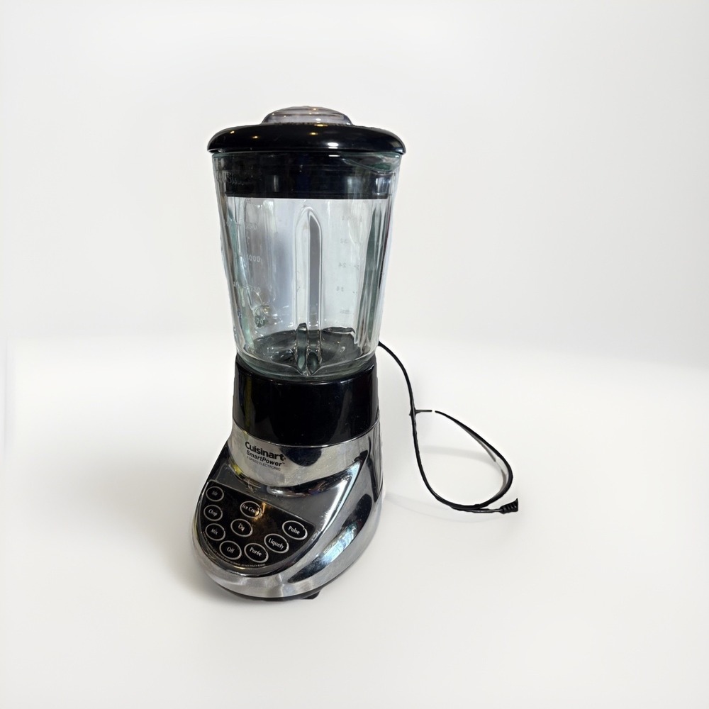 TESTED! Cuisinart Smart Power 7 Speed Blender SPB-7CH Chrome w/ Glass Pitcher